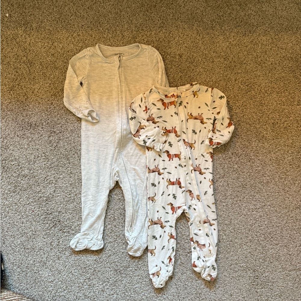 3-6 Month Soft Jersey PJs